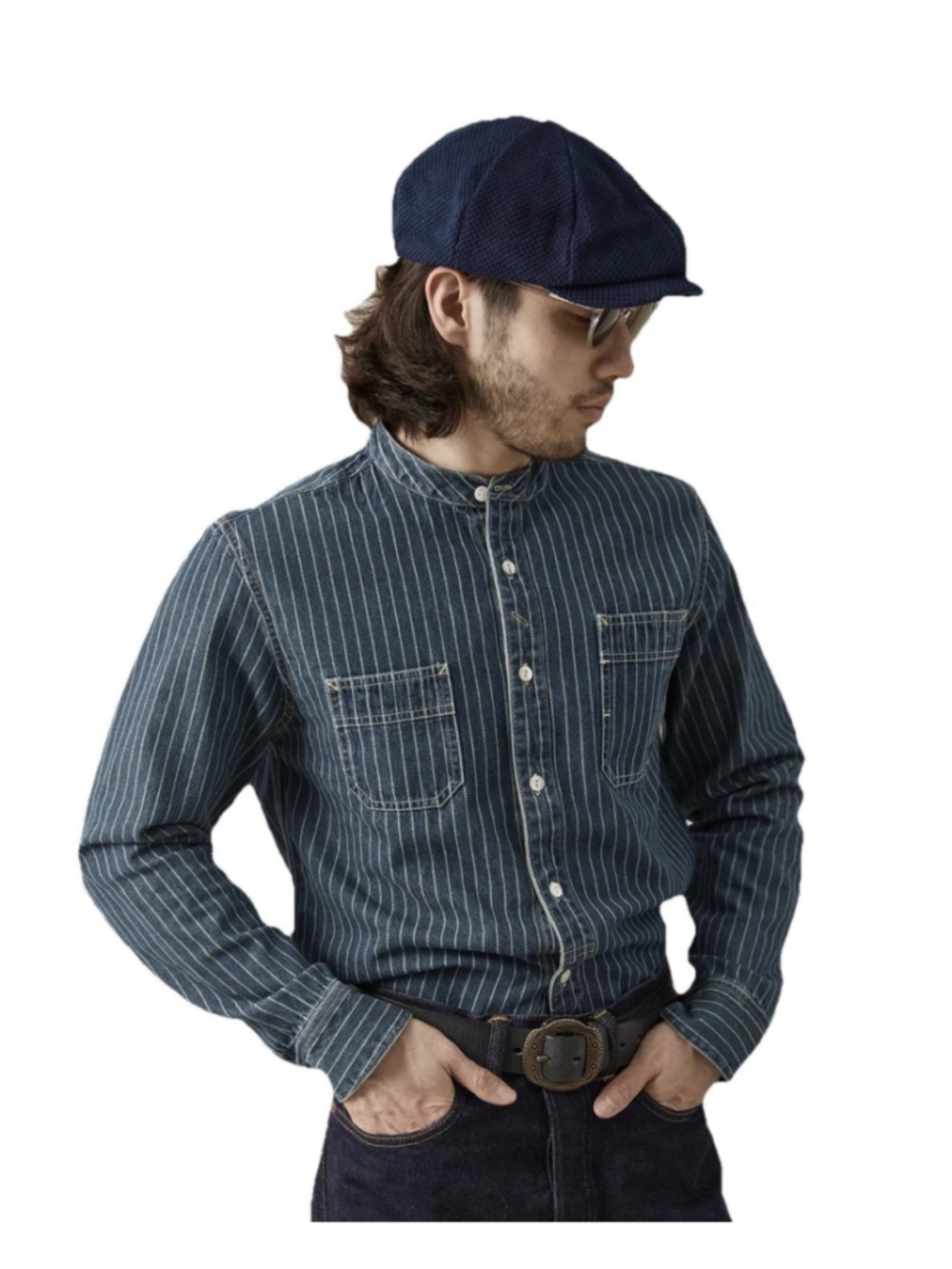 9 oz Wabash Vent Hole Work Shirt Size TC L